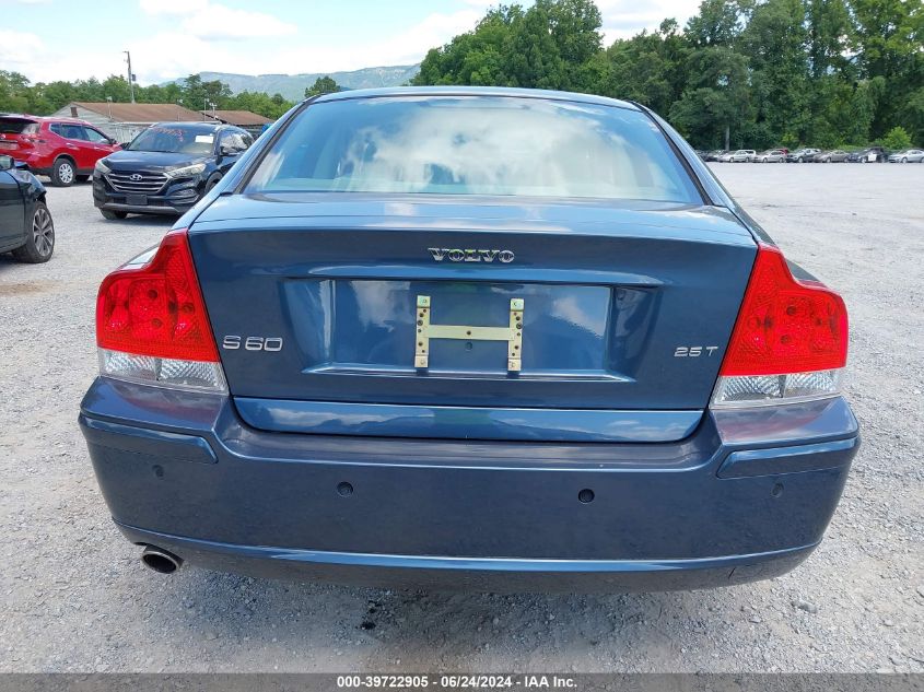 2006 Volvo S60 2.5T VIN: YV1RS592862501986 Lot: 39722905