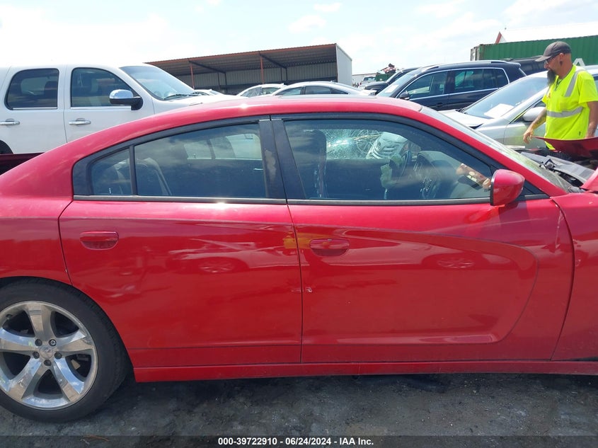 2012 Dodge Charger Sxt VIN: 2C3CDXHGXCH244268 Lot: 39722910