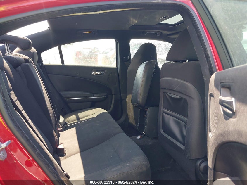 2012 Dodge Charger Sxt VIN: 2C3CDXHGXCH244268 Lot: 39722910