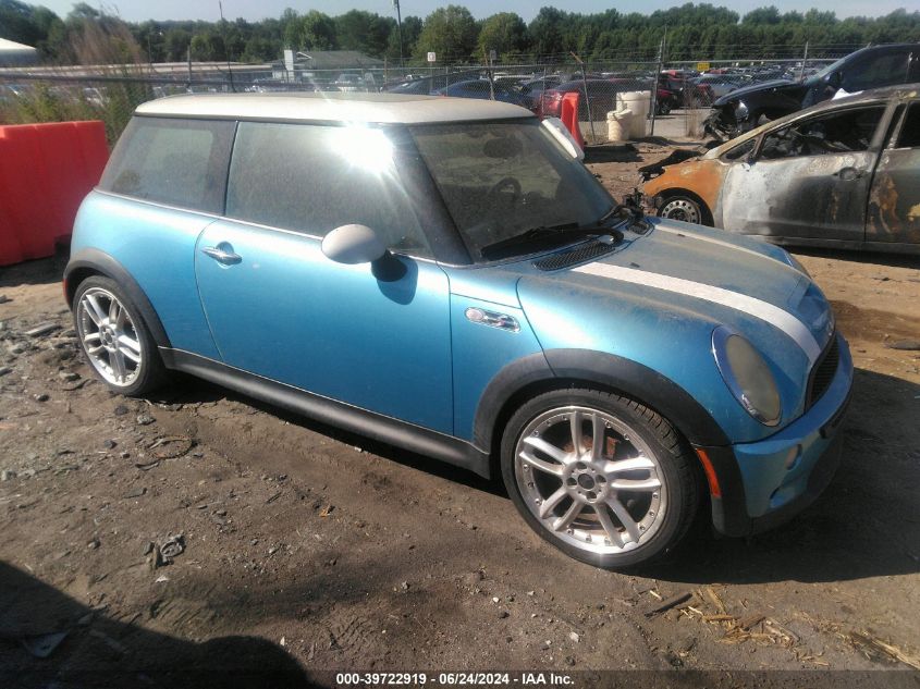 2004 Mini Cooper S VIN: WMWRE33474TD84680 Lot: 39722919