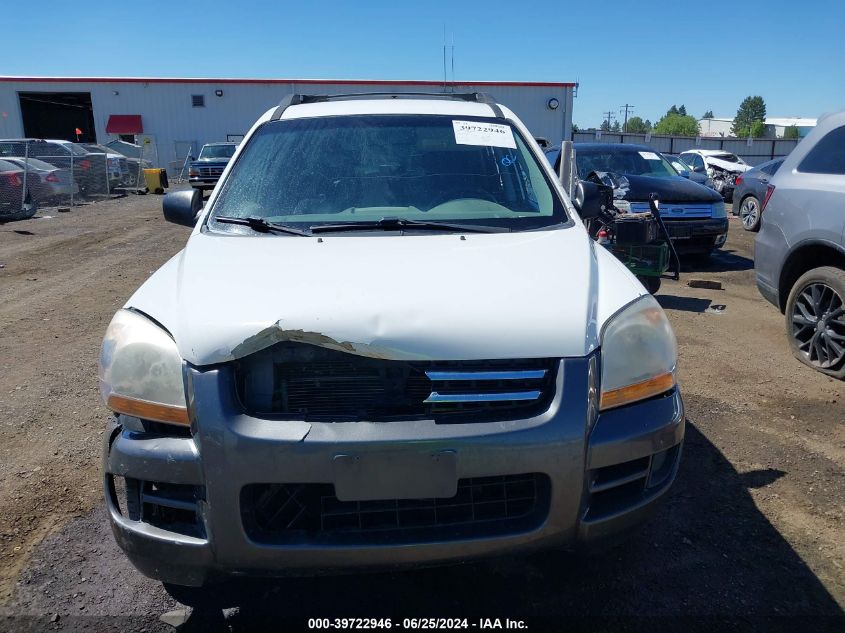 2007 Kia Sportage Lx V6 VIN: KNDJE723277395662 Lot: 39722946