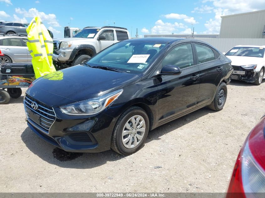 2021 Hyundai Accent Se VIN: 3KPC24A63ME141224 Lot: 39722949