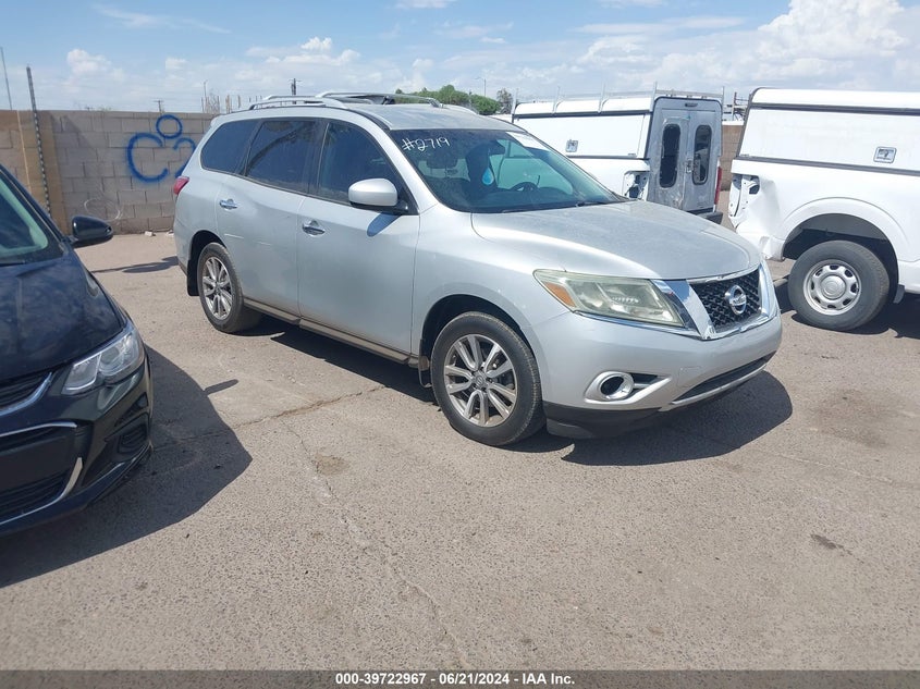 2014 Nissan Pathfinder Sv VIN: 5N1AR2MN0EC725630 Lot: 39722967