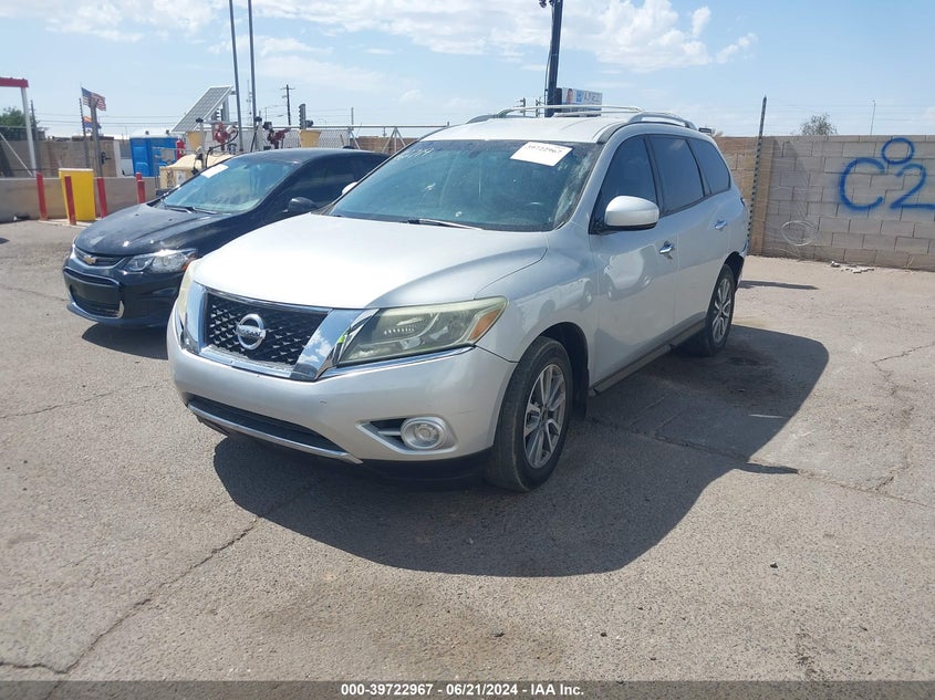 2014 Nissan Pathfinder Sv VIN: 5N1AR2MN0EC725630 Lot: 39722967