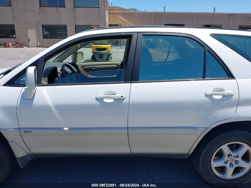 2001 Lexus Rx 300 VIN: JTJHF10UX10207035 Lot: 39722981