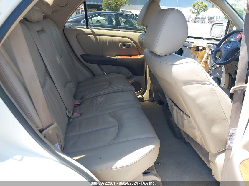 2001 Lexus Rx 300 VIN: JTJHF10UX10207035 Lot: 39722981