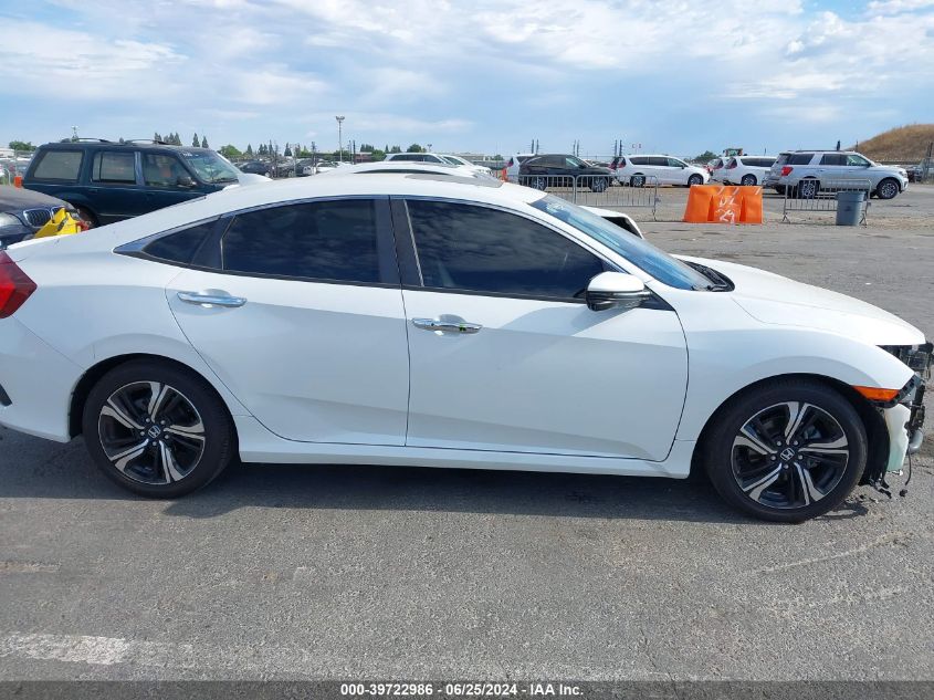 2018 Honda Civic Touring VIN: JHMFC1F96JX011122 Lot: 39722986
