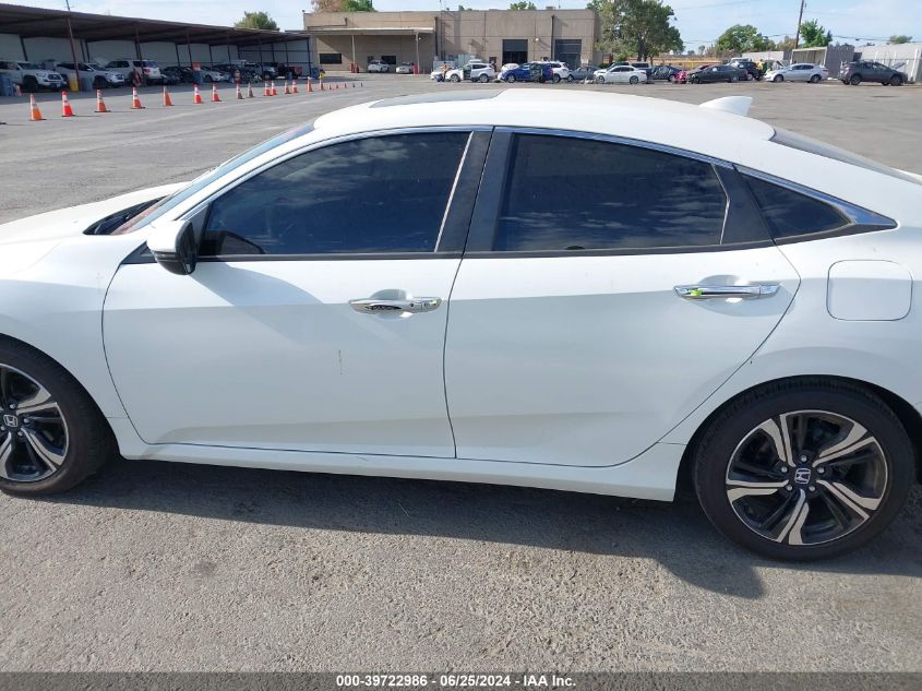 2018 Honda Civic Touring VIN: JHMFC1F96JX011122 Lot: 39722986