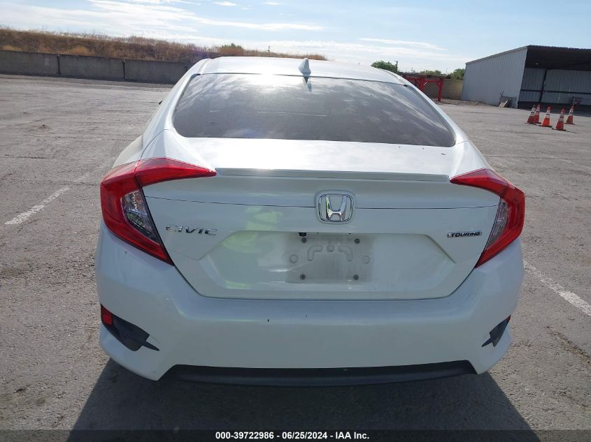 2018 Honda Civic Touring VIN: JHMFC1F96JX011122 Lot: 39722986