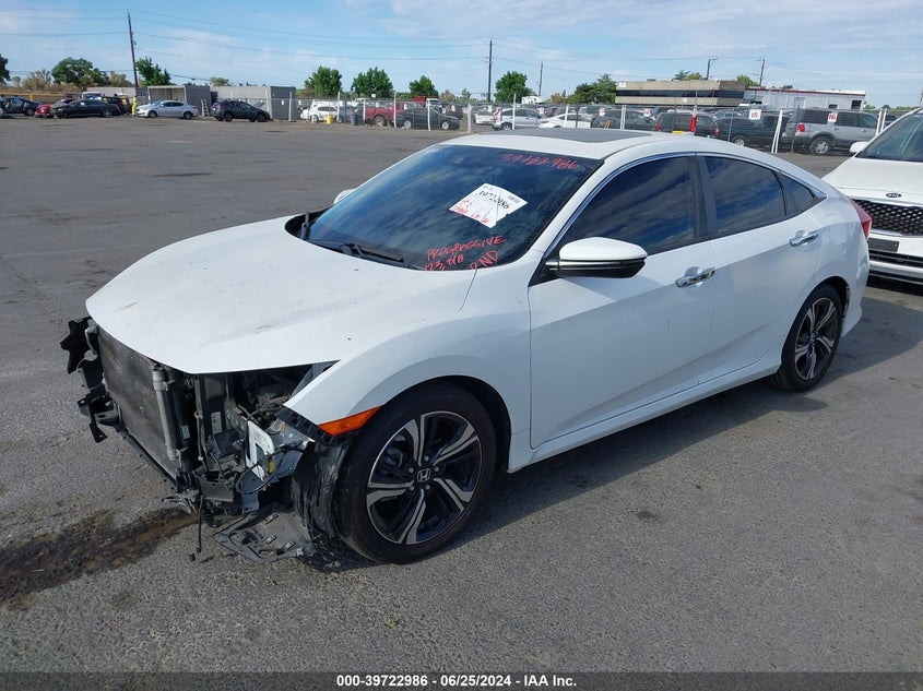 VIN JHMFC1F96JX011122 2018 HONDA CIVIC TOURING