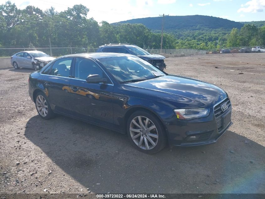 2013 Audi A4 2.0T Premium VIN: WAUFFAFL1DN012938 Lot: 39723022