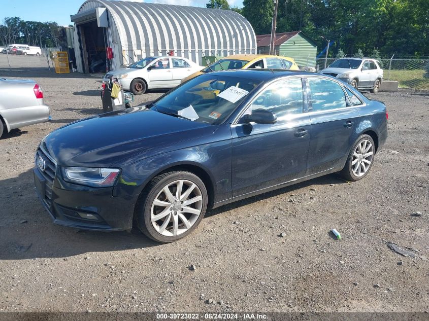 2013 Audi A4 2.0T Premium VIN: WAUFFAFL1DN012938 Lot: 39723022