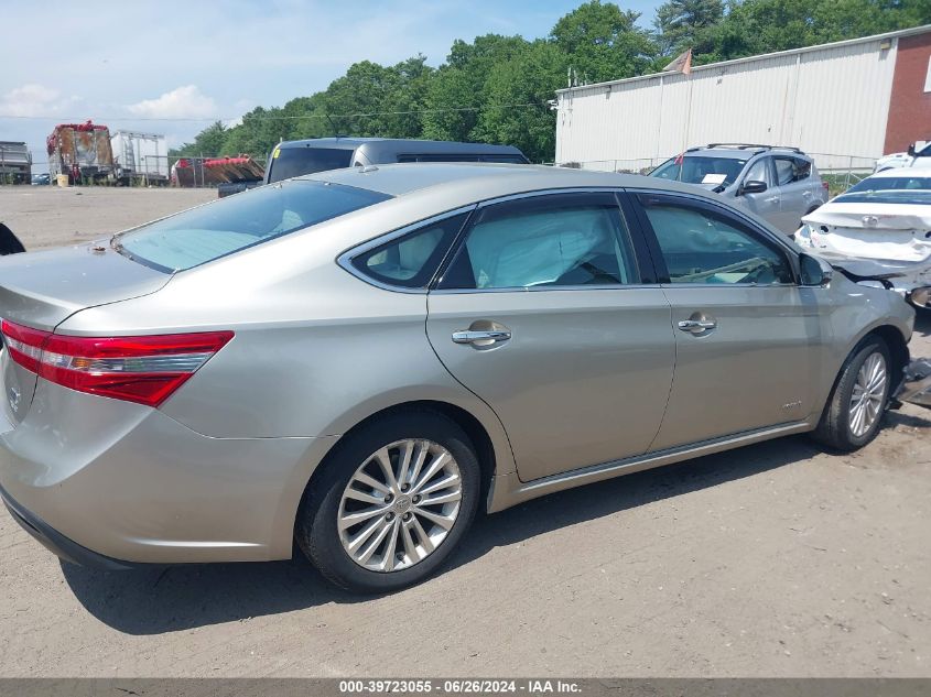 2014 Toyota Avalon Hybrid Xle Touring VIN: 4T1BD1EB1EU019181 Lot: 39723055