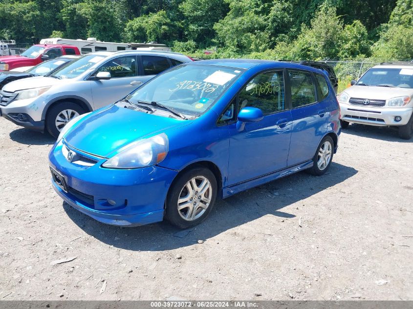 JHMGD37658S033699 | 2008 HONDA FIT