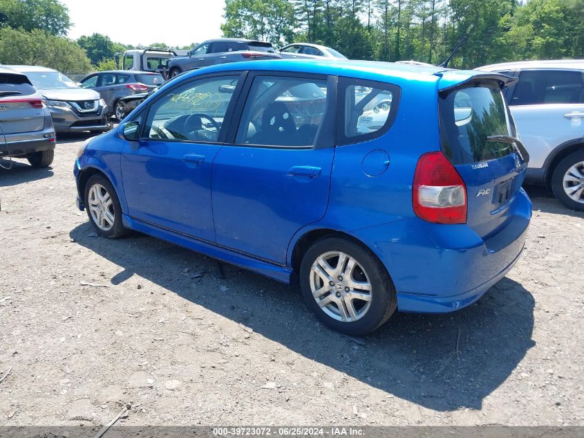 JHMGD37658S033699 | 2008 HONDA FIT