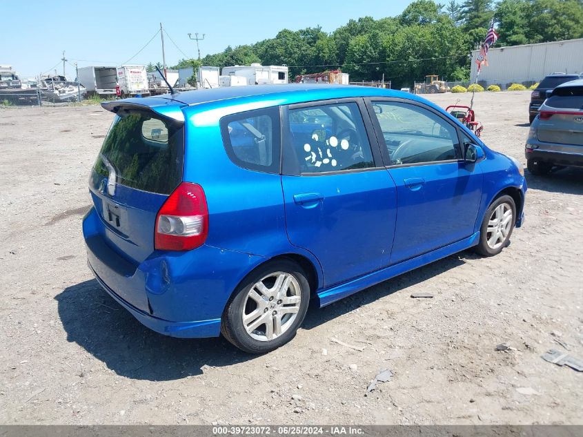 JHMGD37658S033699 | 2008 HONDA FIT