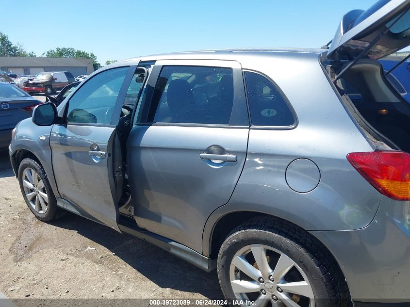 2014 Mitsubishi Outlander Sport Es VIN: 4A4AP3AU9EE012170 Lot: 39723089