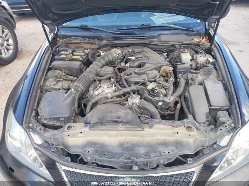 2007 Lexus Is 250 VIN: JTHBK262272030041 Lot: 39723122