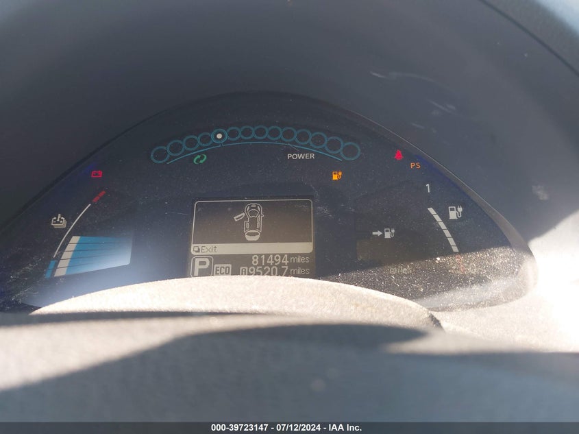 2016 Nissan Leaf Sv VIN: 1N4BZ0CP3GC304686 Lot: 39723147