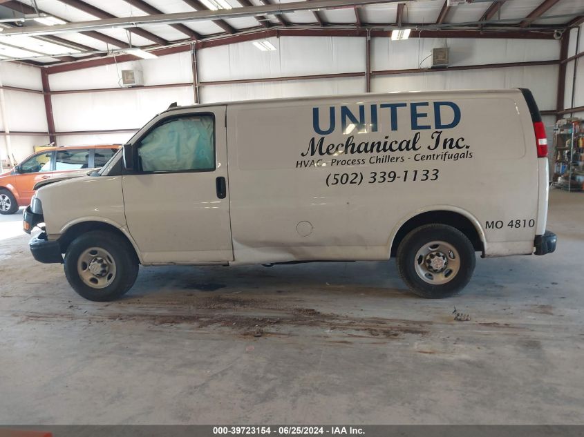 2019 Chevrolet Express 2500 Work Van VIN: 1GCWGAFG0K1338124 Lot: 39723154