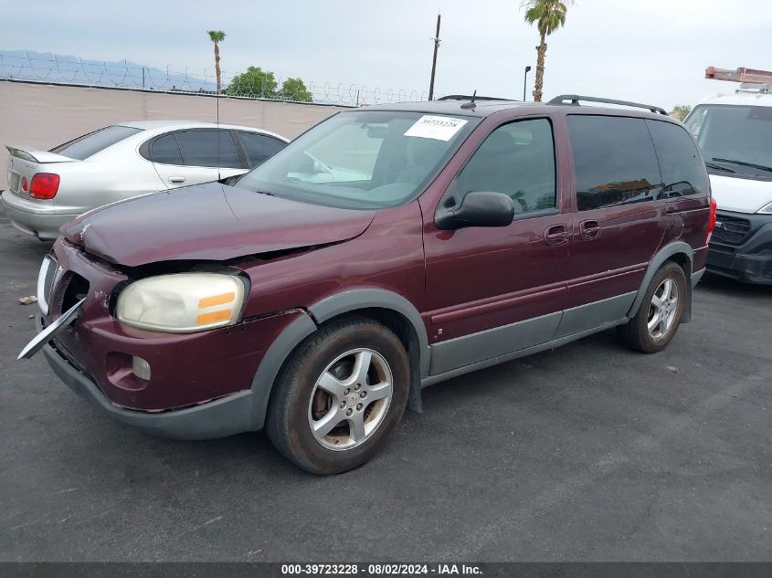 2009 Pontiac Montana Sv6 VIN: 1GMDU23199D118653 Lot: 39723228