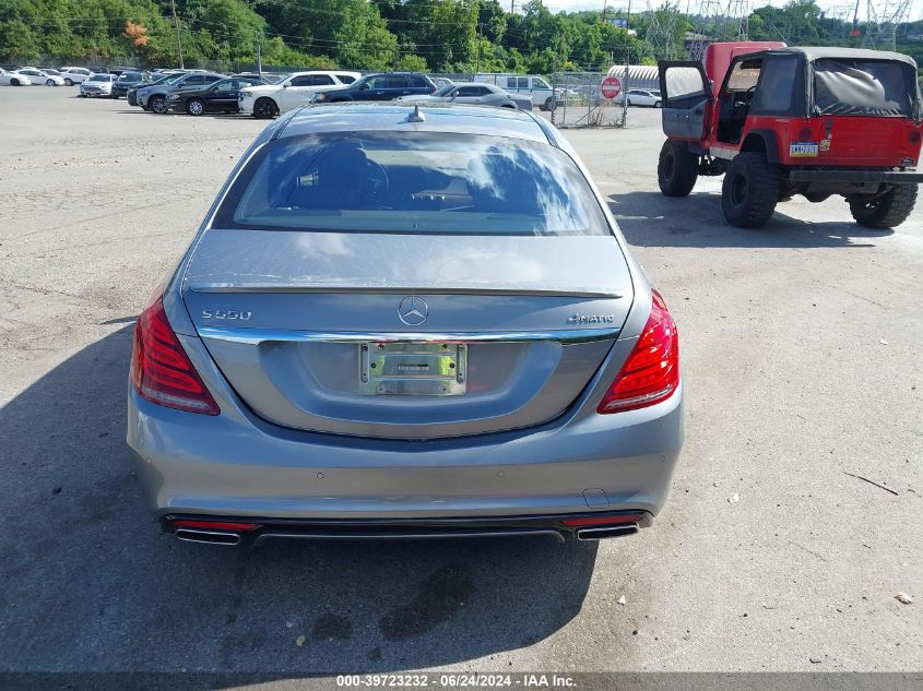 2015 Mercedes-Benz S 550 4Matic VIN: WDDUG8FB0FA100998 Lot: 39723232