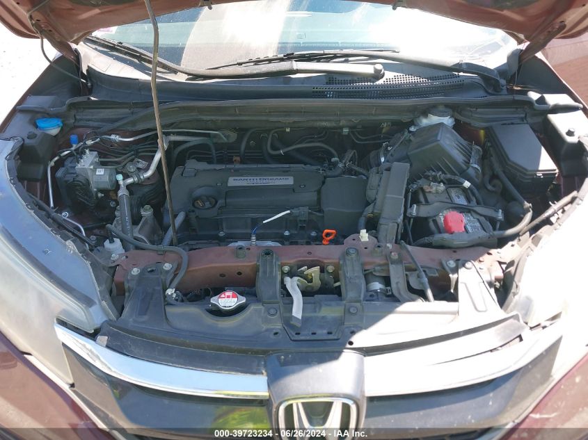 2015 Honda Cr-V Lx VIN: 2HKRM3H34FH526543 Lot: 39723234