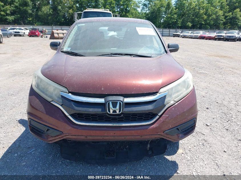 2015 Honda Cr-V Lx VIN: 2HKRM3H34FH526543 Lot: 39723234