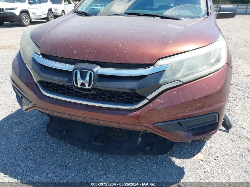 2015 Honda Cr-V Lx VIN: 2HKRM3H34FH526543 Lot: 39723234