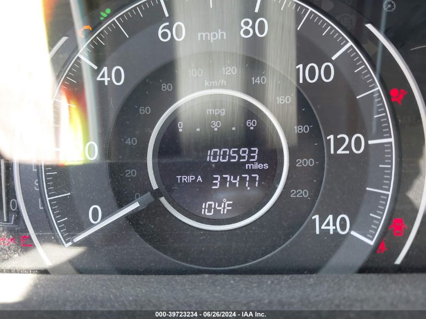 2015 Honda Cr-V Lx VIN: 2HKRM3H34FH526543 Lot: 39723234