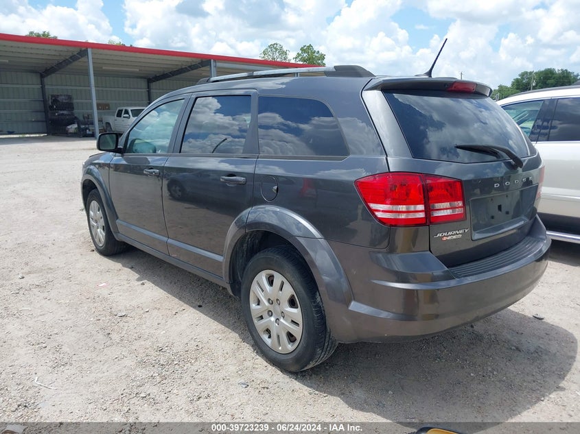 2017 Dodge Journey Se VIN: 3C4PDCAB3HT568732 Lot: 39723239