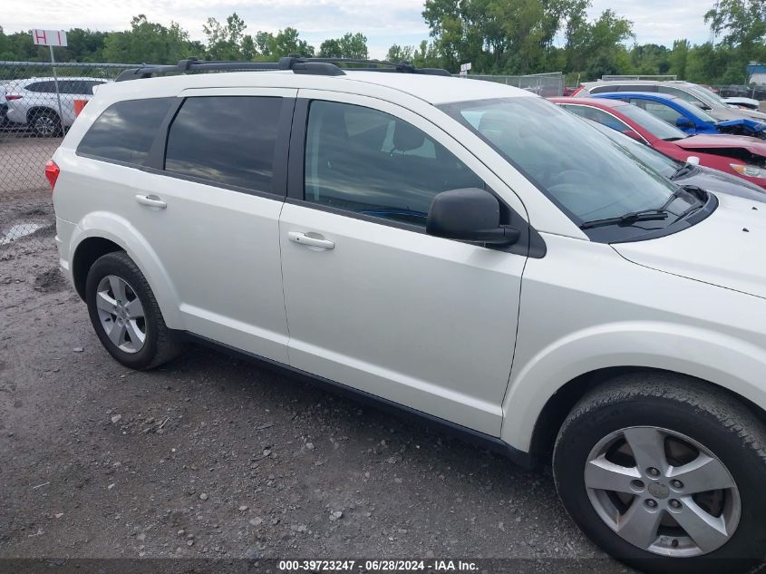 2013 Dodge Journey Se VIN: 3C4PDCAB4DT556423 Lot: 39723247