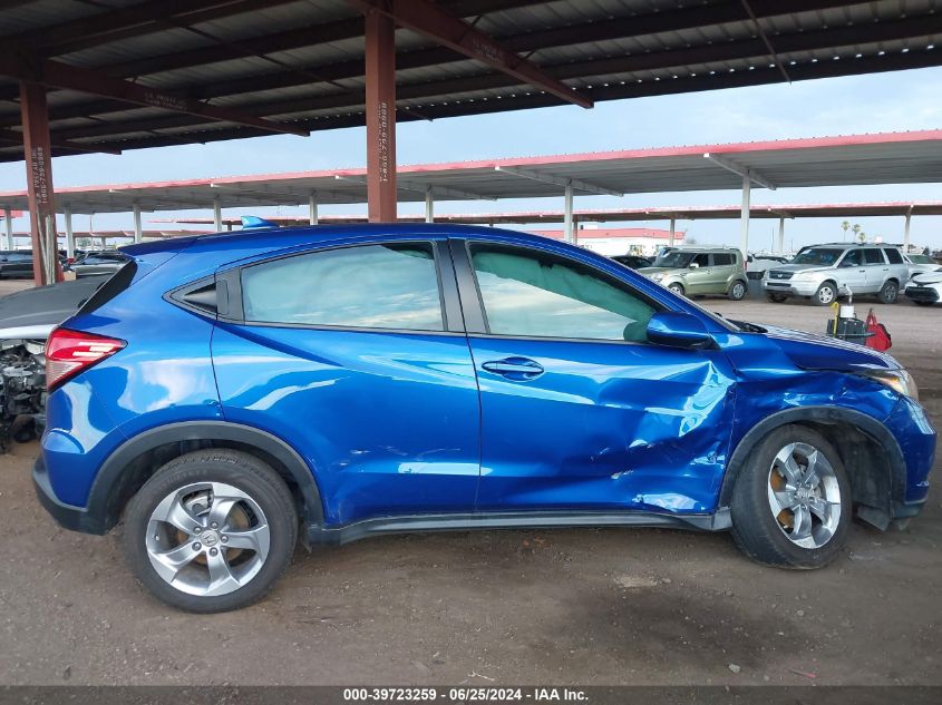 2018 Honda Hr-V Lx VIN: 3CZRU6H38JG729674 Lot: 39723259