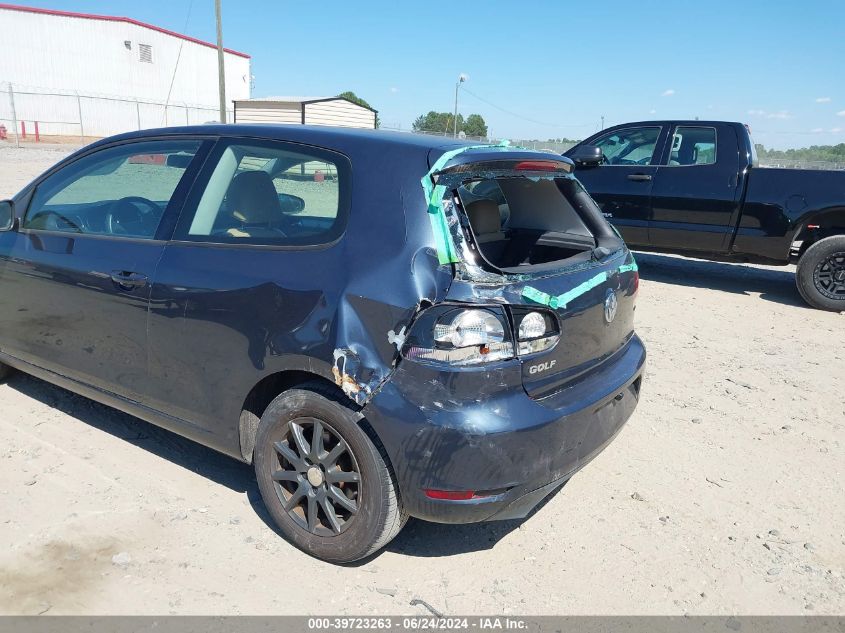 2011 Volkswagen Golf 2.5L 2-Door VIN: WVWBA7AJXBW047283 Lot: 39723263