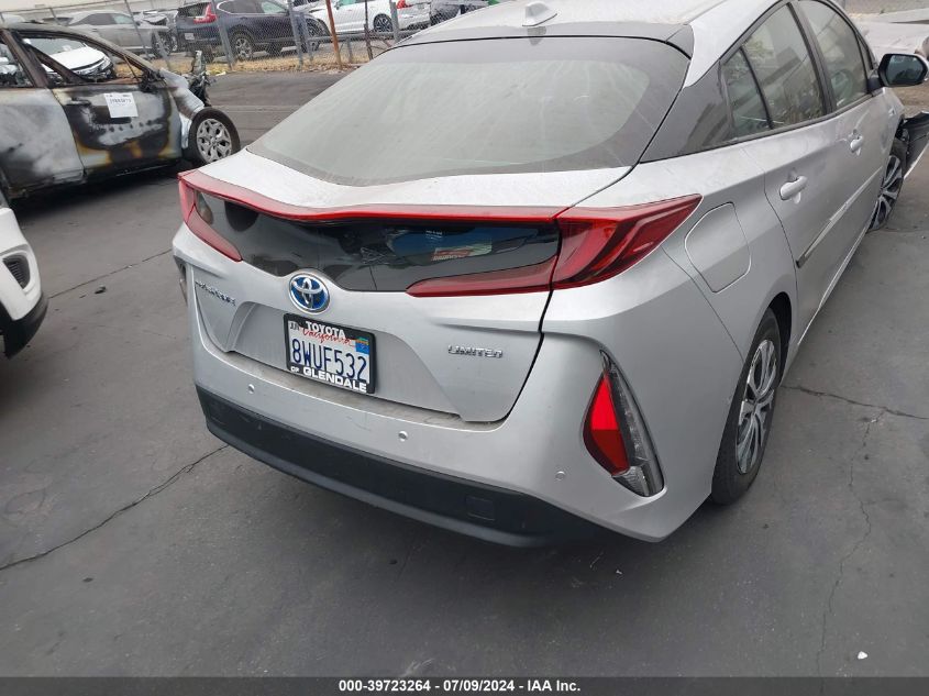 2021 Toyota Prius Prime Limited VIN: JTDKAMFP0M3189366 Lot: 39723264