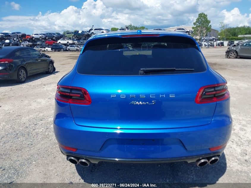 2017 Porsche Macan S VIN: WP1AB2A56HLB16476 Lot: 39723271