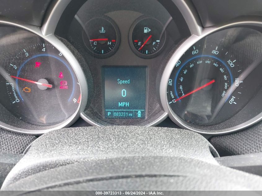 2012 Chevrolet Cruze 1Lt VIN: 1G1PF5SC9C7115671 Lot: 39723313