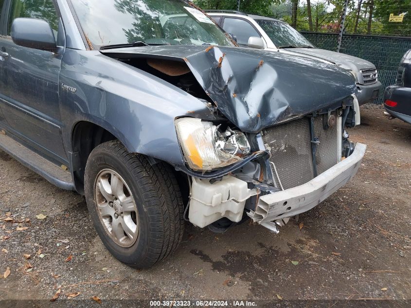 2002 Toyota Highlander Limited V6 VIN: JTEHF21A620092377 Lot: 39723323