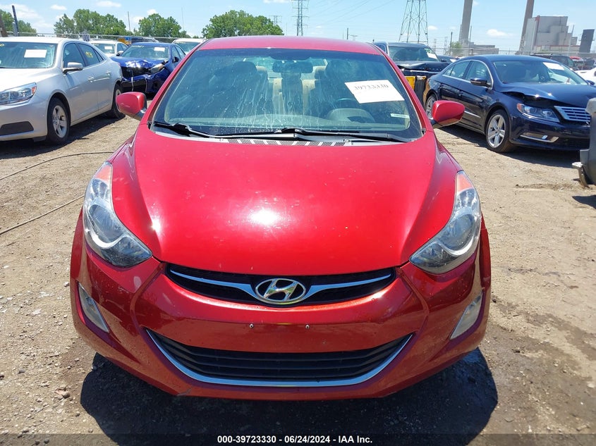 2012 Hyundai Elantra Gls (Ulsan Plant) VIN: KMHDH4AE2CU263370 Lot: 39723330
