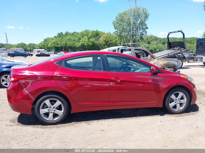 2012 Hyundai Elantra Gls (Ulsan Plant) VIN: KMHDH4AE2CU263370 Lot: 39723330