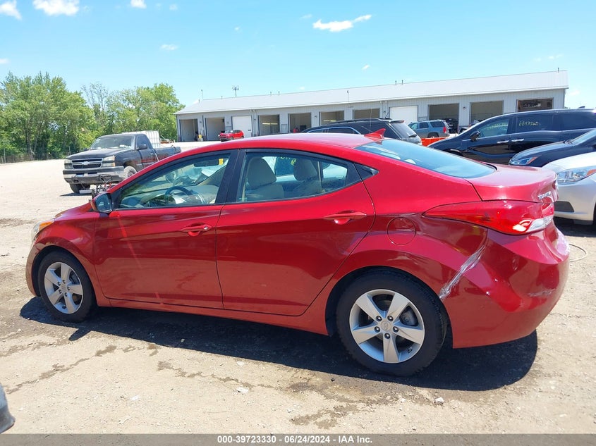 2012 Hyundai Elantra Gls (Ulsan Plant) VIN: KMHDH4AE2CU263370 Lot: 39723330