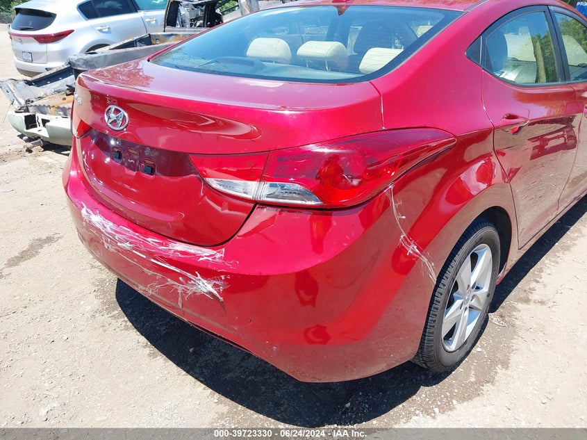 2012 Hyundai Elantra Gls (Ulsan Plant) VIN: KMHDH4AE2CU263370 Lot: 39723330