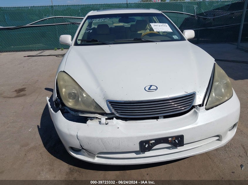 2006 Lexus Es 330 VIN: JTHBA30G365142809 Lot: 39723332