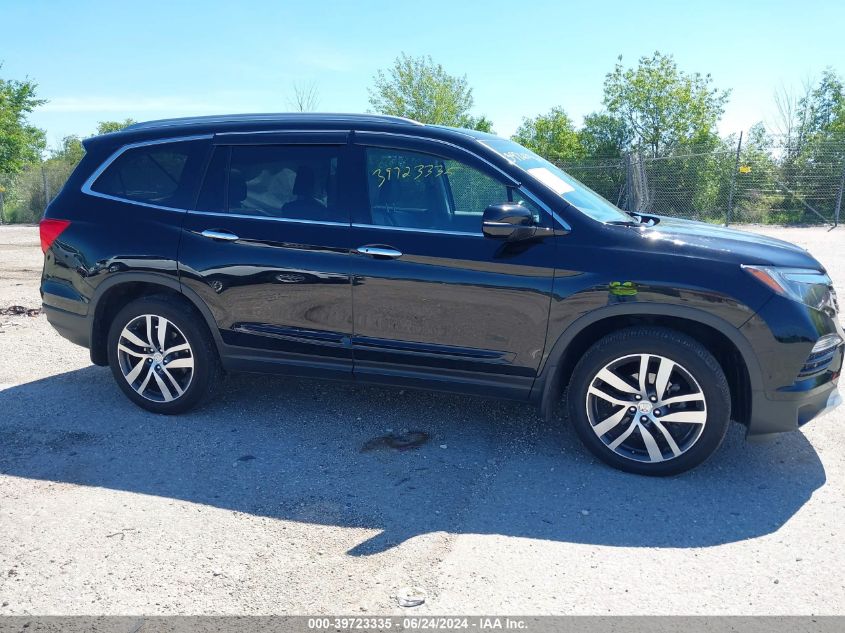 2017 Honda Pilot Elite VIN: 5FNYF6H06HB053162 Lot: 39723335