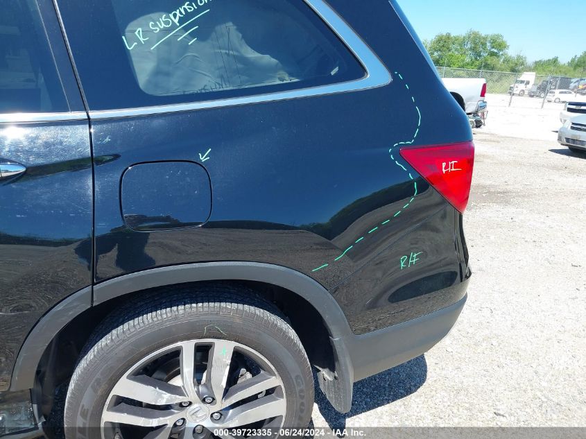 2017 Honda Pilot Elite VIN: 5FNYF6H06HB053162 Lot: 39723335