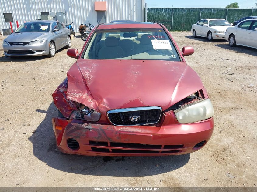 KMHDN45D93U585918 2003 Hyundai Elantra Gls/Gt