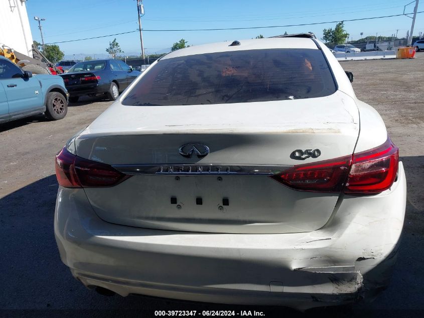 2018 Infiniti Q50 3.0T Luxe VIN: JN1EV7AP6JM364738 Lot: 39723347