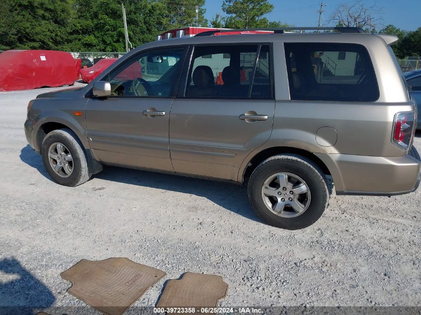 2007 Honda Pilot Exl VIN: 2HKYF18547H512011 Lot: 39723358