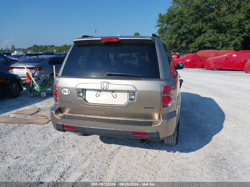 2007 Honda Pilot Exl VIN: 2HKYF18547H512011 Lot: 39723358