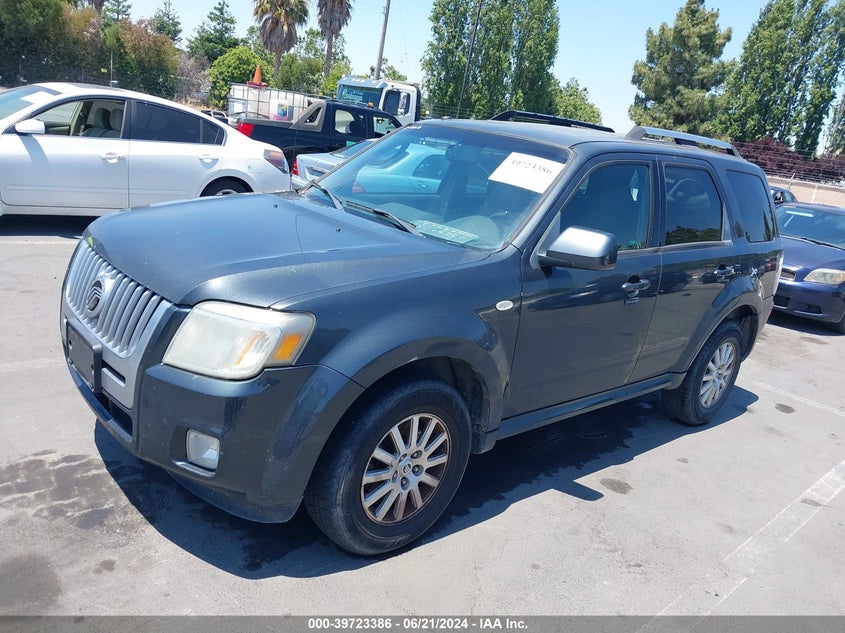 2009 Mercury Mariner Premier V6 VIN: 4M2CU97G39KJ15440 Lot: 39723386